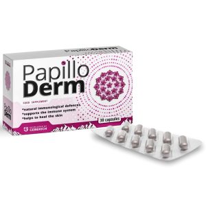 Papilloderm Packung mit 30 Kapseln